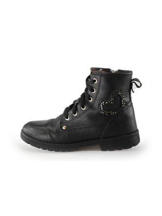 IK-KE Schnürstiefel Schwarz 242523
