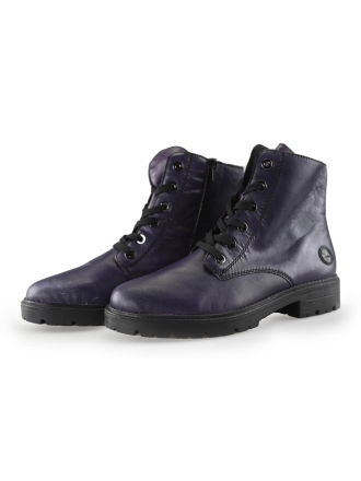 Rieker Schnürstiefel Lila 242644