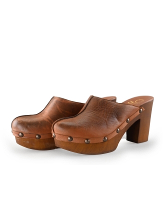 Dozo Mules Pantoletten Braun 242649