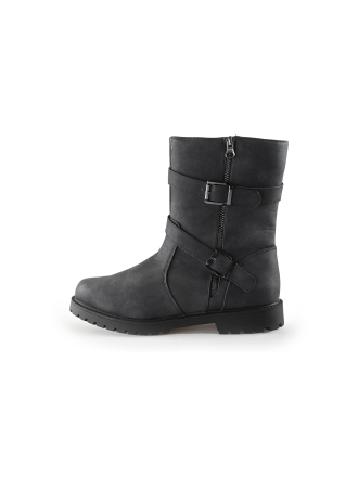 DSTRCT Bikerstiefel Schwarz 242708