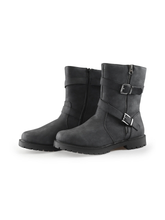 DSTRCT Bikerstiefel Schwarz 242708