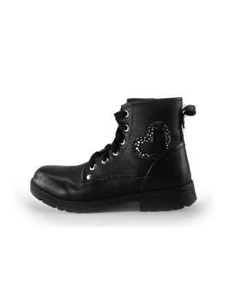 IK-KE Schnürstiefel Schwarz 242757