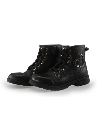 IK-KE Schnürstiefel Schwarz 242757