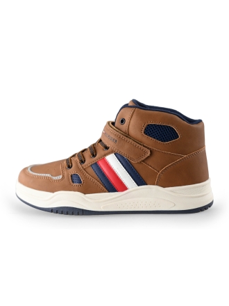 Tommy Hilfiger Hohe Sneaker Braun 243076