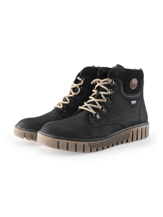 Rieker Schnürstiefel Schwarz 243086