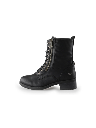 Mustang Schnürstiefel Schwarz 243104
