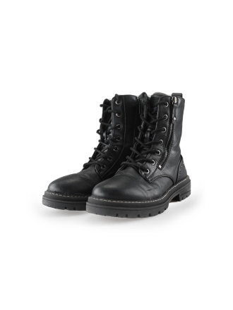 Mustang Schnürstiefel Schwarz 244293