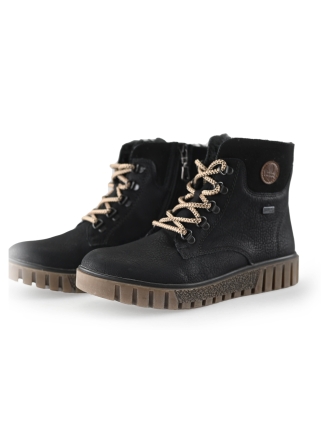 Rieker Schnürstiefel Schwarz 244765