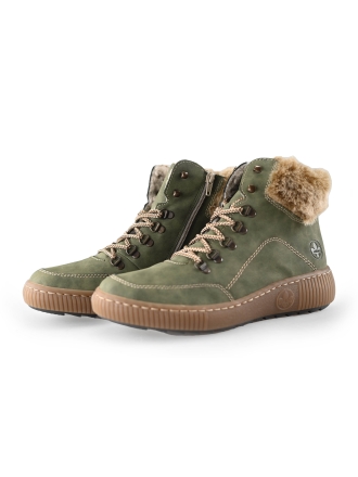 Rieker Schnürstiefel Grün 244770