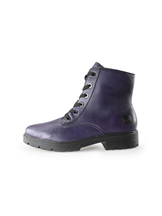 Rieker Schnürstiefel Lila 244938
