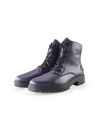 Rieker Schnürstiefel Lila 244938