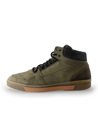 Manfield Hohe Sneaker Grün 245119