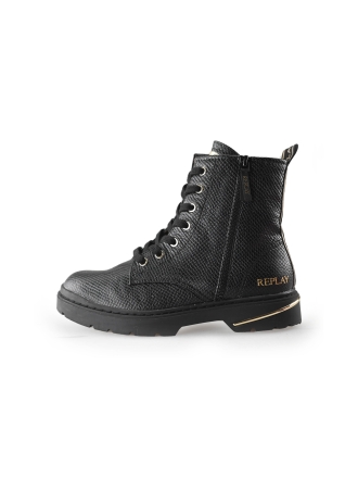 Replay Schnürstiefel Schwarz 245232