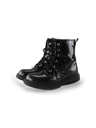 Nelson Schnürstiefel Schwarz 245251