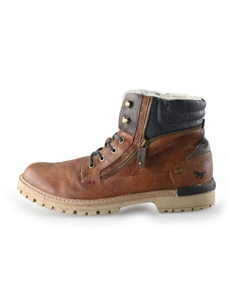 Mustang Schnürstiefel Braun 245293