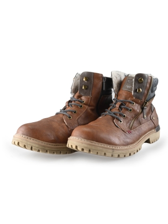 Mustang Schnürstiefel Braun 245293