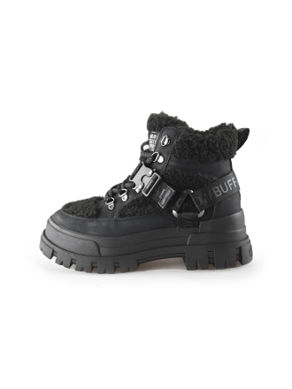 Buffalo Schnürstiefel Schwarz 245449