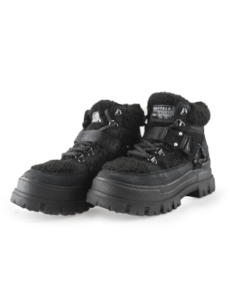 Buffalo Schnürstiefel Schwarz 245449