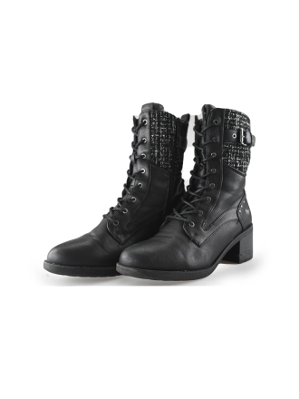 Mustang Schnürstiefel Schwarz 245634