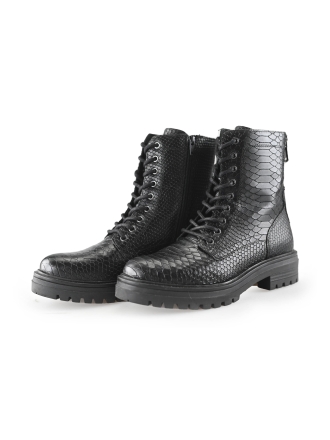 Nelson Schnürstiefel Schwarz 245644