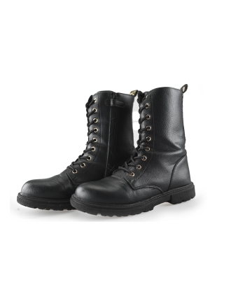 Nelson Schnürstiefel Schwarz 245661