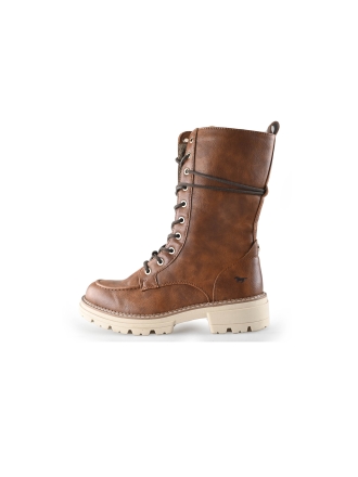 Mustang Schnürstiefel Braun 245703