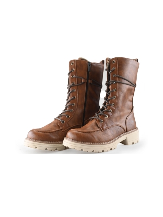 Mustang Schnürstiefel Braun 245703