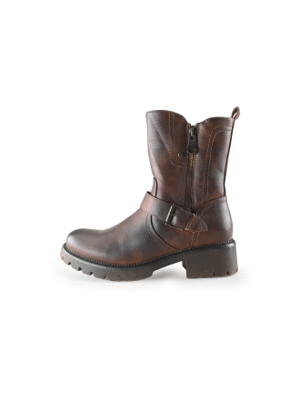 Claudia Ghizzani Bikerstiefel Braun 245969
