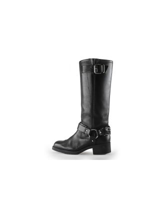 Nelson Bikerstiefel Schwarz 246905