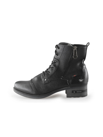 Mustang Schnürstiefel Schwarz 248103