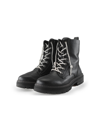Mustang Schnürstiefel Schwarz 248443