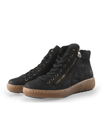 Rieker Hohe Sneaker Schwarz 248649