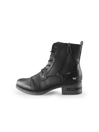 Mustang Schnürstiefel Schwarz 248711