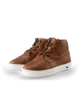 Keq Hohe Sneaker Cognac 248761