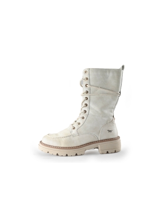 Mustang Schnürstiefel Weiß 248810