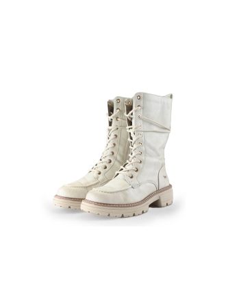 Mustang Schnürstiefel Weiß 248810