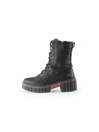 Mustang Schnürstiefel Schwarz 249024