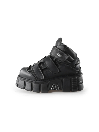 New Rock Bikerstiefel Schwarz 244207