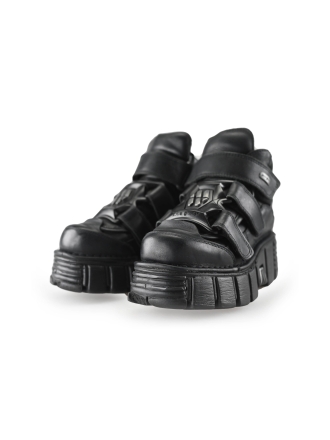 New Rock Bikerstiefel Schwarz 244207