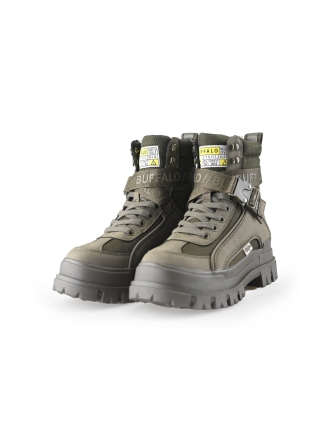 Buffalo Schnürstiefel Grün 247092