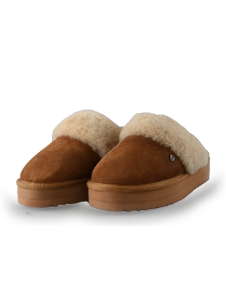 Warmbat Hausschuhe Cognac 247627