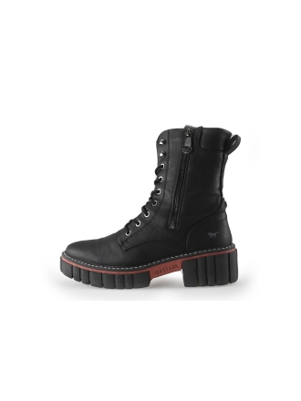 Mustang Schnürstiefel Schwarz 248053