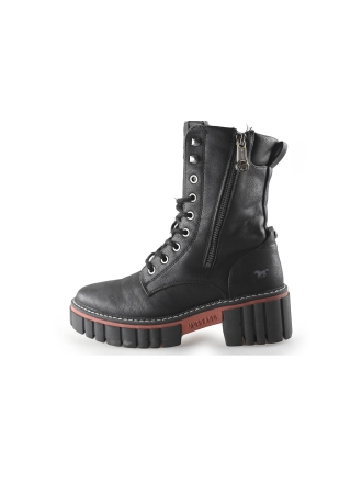 Mustang Schnürstiefel Schwarz 248896