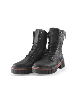 Mustang Schnürstiefel Schwarz 248896