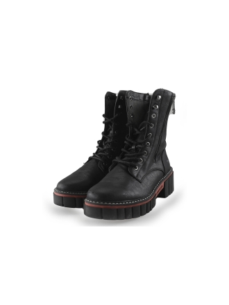 Mustang Schnürstiefel Schwarz 248959