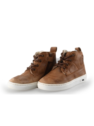 Nelson Kids Hohe Sneaker Cognac 249008