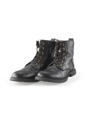 Ikke Schnürstiefel Schwarz 249067