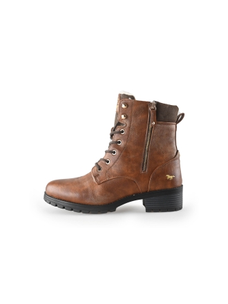 Mustang Schnürstiefel Cognac 249089