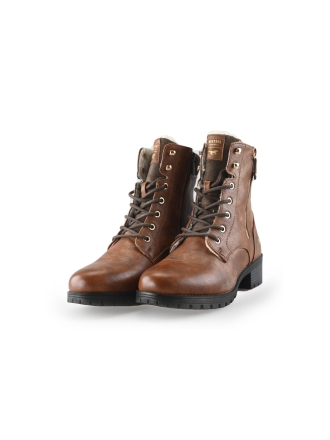Mustang Schnürstiefel Cognac 249089
