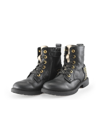 Ikke Schnürstiefel Schwarz 249496